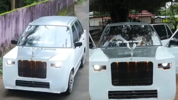 Keralite transforms Maruti 800 car into Rolls royce car 
