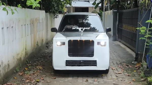 Keralite transforms Maruti 800 car into Rolls royce car 
