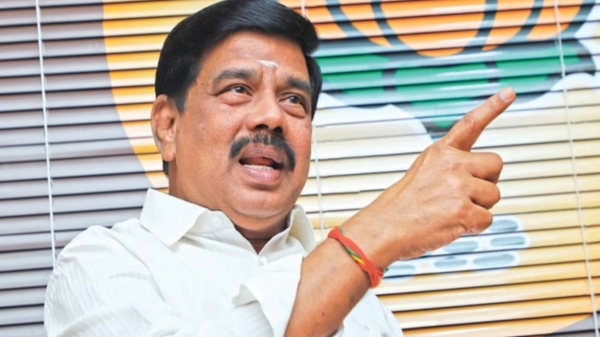 BJP leader karu nagarajan retaliates admk ex minister natham viswanathan 