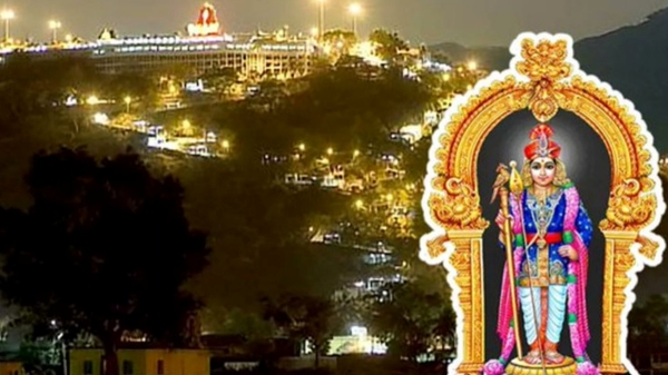 Rope car service has been started again in Palani Murugan temple from today Rope car service has been started again in Palani Murugan temple from today