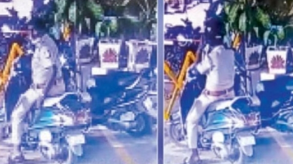 Chennai Ashoka Hotel Incident and what did Egmore Sub Inspector Vijayan in the Helmet theft matter 