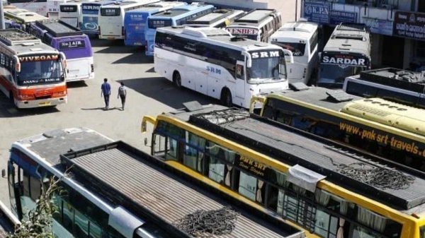 102 omni buses seized for violating the rules TN transport department officials have taken action