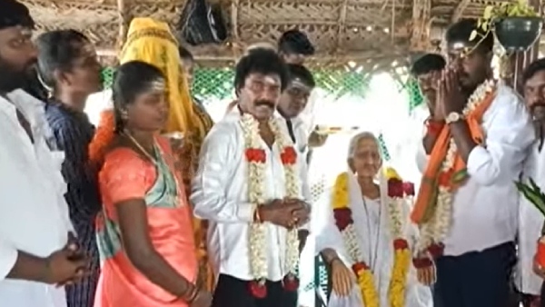 BJP workers unveiled PM Modi mother Heeraben Modi and actor Marimuthu Statues near Vilupuram 