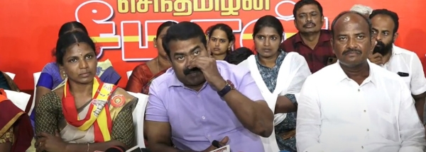 Naam Tamilar Seeman supports Actor Vijay on Leo Film row Naam Tamilar Seeman supports Actor Vijay on Leo Film row
