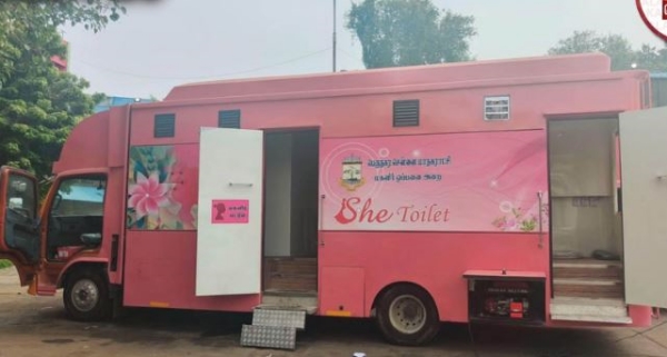Woman-friendly mobile toilets flagged off in Chennai