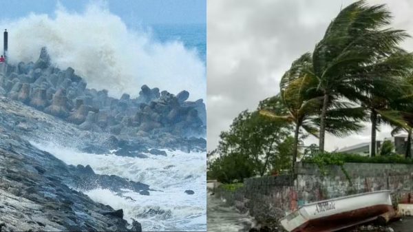 TN Fishermen not to go fishing in the sea as the wind speed of 65 kmph 