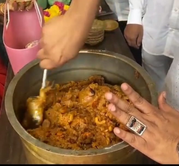 Amid row over Sanatan Dharma, Udhayanidhi Stalin Trust offeres Prasadam to Triplicane Temple Devotees 