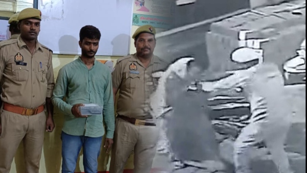 police-have-arrested-a-thief-for-robbery-wearing-a-muslim-skull-cap-in-jaunpur