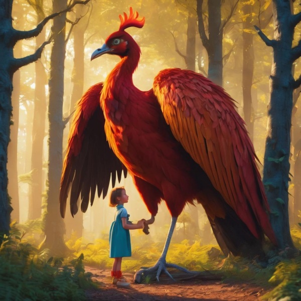 Kids story in tamil : phoenix and a girl 