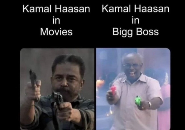 People comment that Kamal Haasan didnt watch Bigg Boss and supporting Maya and Jovika 