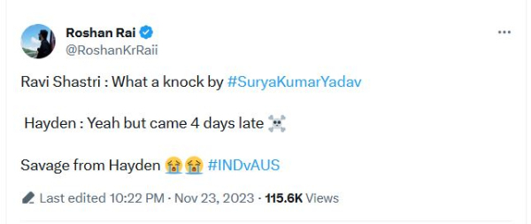  Memes on Surya Kumar Yadav batting against Australia in T 20 match after World Cup failure