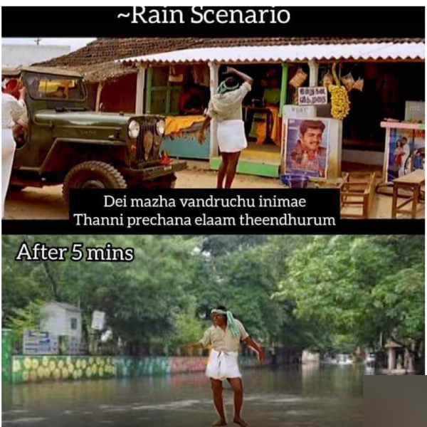 Funny memes collection on rain 15-11-23