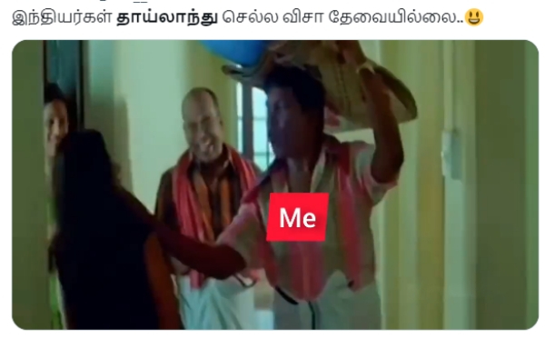 Social media breaks into hilarious memes after Thailand scraps visa requirements for indians