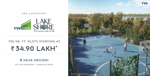 tvs emerald lake shore in pudupakkam with 363 plots