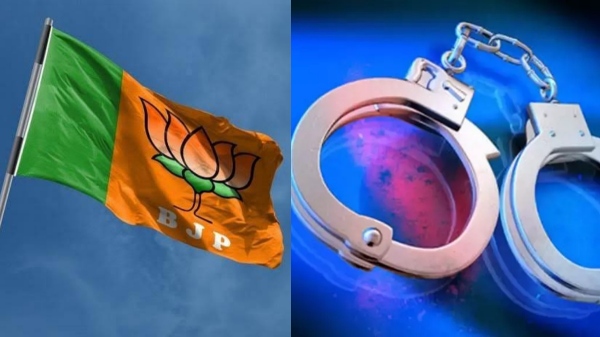 கோவையில் திரண்ட பாஜகவினர்.. கொடிக் கம்பம் நட முயன்றபோது கைது.. கடும் ...