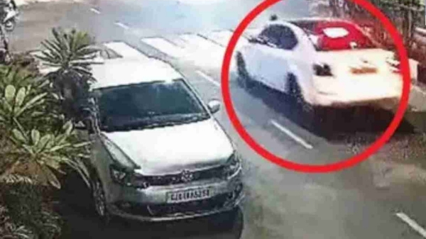 Class 12 student drags cop for 300 metres on cars bonnet in gujarat 