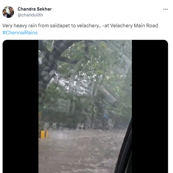 chennai rain: As it rains in various parts of Chennai, memes are trending chennai rain: As it rains in various parts of Chennai, memes are trending