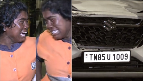Chennai: A speeding car hit a woman cleaning worker on East Coast Road in Thiruvanmiyur Chennai: A speeding car hit a woman cleaning worker on East Coast Road in Thiruvanmiyur