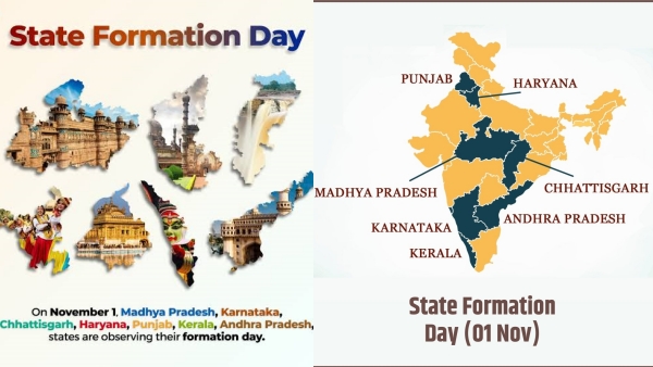 Nov-1 Karnataka, Kerala, Andhra.. 7 States celebrate Formation day