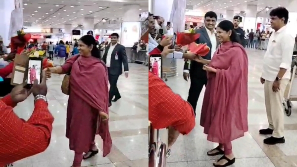 Kanimozhi went to Kuwait to participate in the Karunanidhi centenary Kanimozhi went to Kuwait to participate in the Karunanidhi centenary