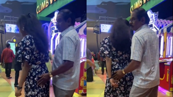 elderly man behaving indecently with a woman at lulu mall in bangalore flees city elderly man behaving indecently with a woman at lulu mall in bangalore flees city