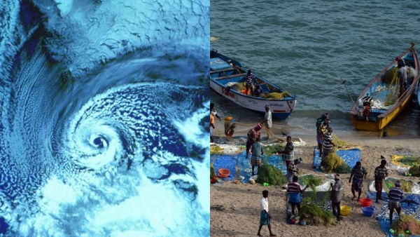 Chennai Met warned fishermen not to go to sea due to cyclonic winds blowing 
