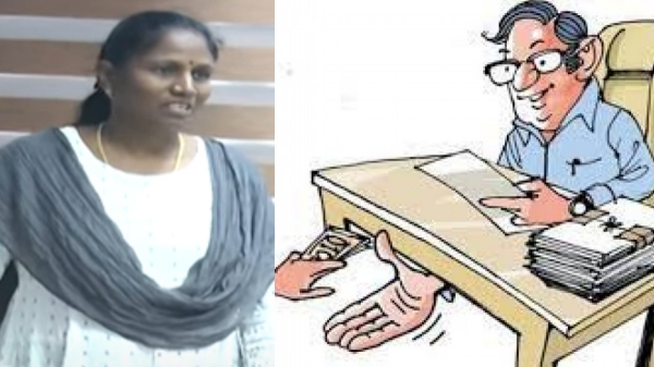 Revenue department is the top department in taking bribes in Tamil Nadu. 