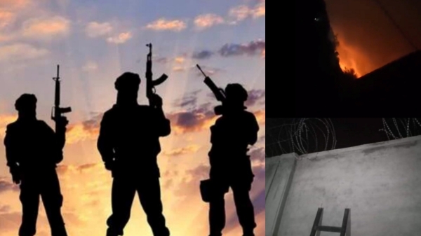 Terrorists who tried to attack an air force base in Pakistan were shot dead 