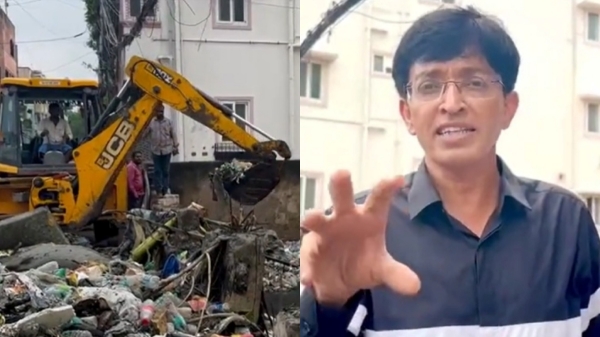 Chennai Corporation Commissioner Dr.Radhakrishnan requested not to dump garbage in water bodies 