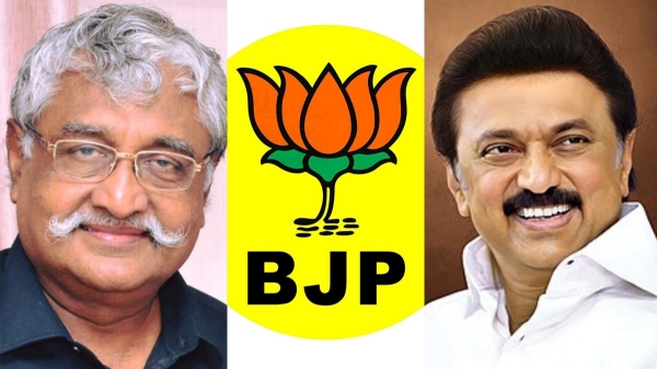 Tamil Nadu CM MK Stalin did not greet Deepavali Wish and DK Sr leader Suba Veerapandian replies TN BJP 