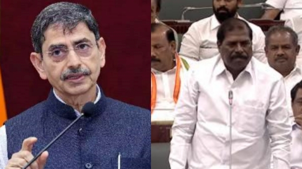 PMK MLA GK Mani condemn governor RN Ravi in assembly session today 