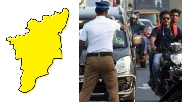 Big Success in Single day and imposes fines on offending motorists fine Rs.2.39 crores by TamillNadu Police