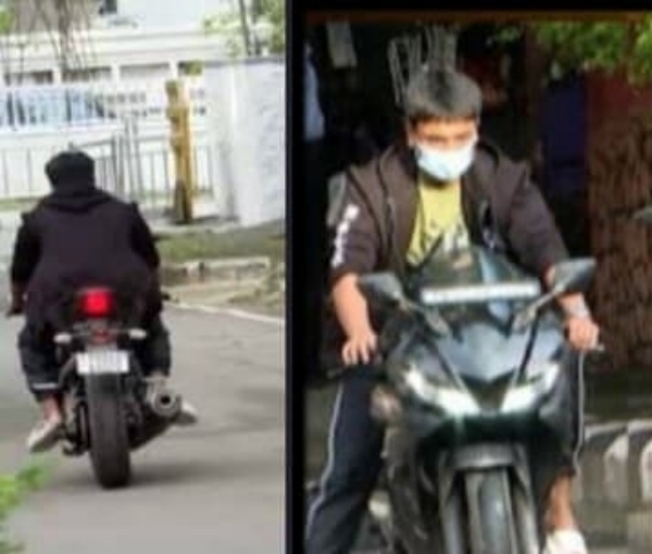 Video of Dhanushs son riding a bike without a license and also without wearing a helmet: Police explanation 
