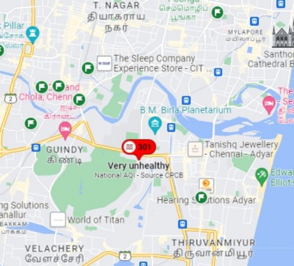  Air Quality Index reaches a worst level after Deepavali in Chennai, Delhi and Other places 