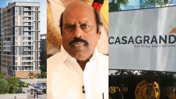 EV Velu house IT Raid: IT raid on Appasamy Real Estate, Casagrand companies EV Velu house IT Raid: IT raid on Appasamy Real Estate, Casagrand companies