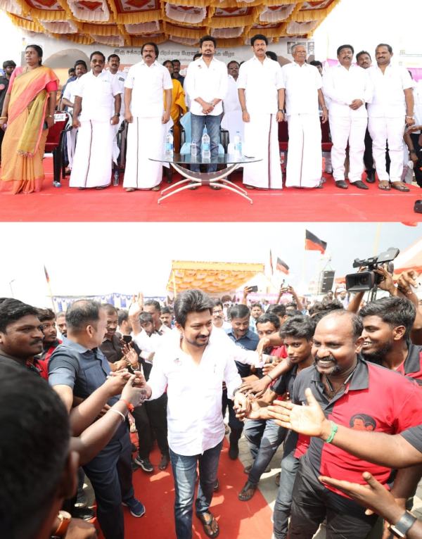 Udhayanidhi stalin tells a kutty story in dmk riders launch