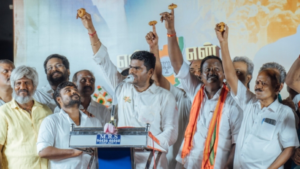 Annamalai shows Vadai and criticizes cm mk stalin