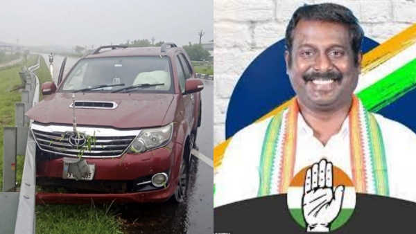Vijay Vasanth MP car met with an unexpected accident 