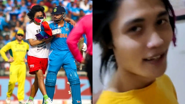  Who is the man entered in field while kohli batting in world cup finals