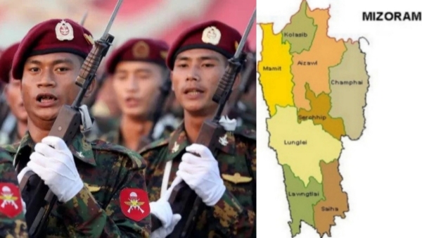 75 Myanmar Soldiers fled to Mizoram after rebel attack 
