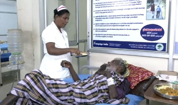 Rajiv Gandhi Government Hospital has a rehabilitation ward for the destitute