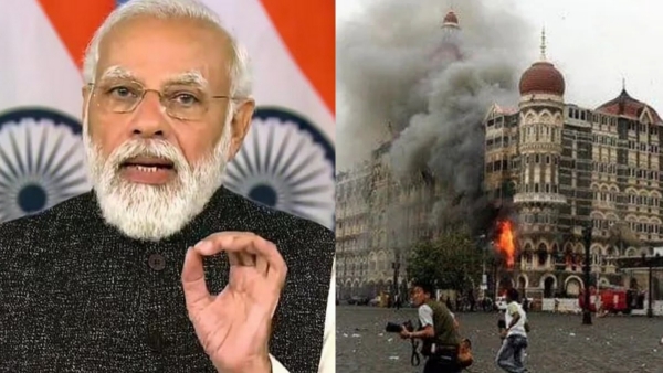 PM Narendra Modi says India crushing terrorism after mentioning about 15 years of 26/11 Mumbai attacks 