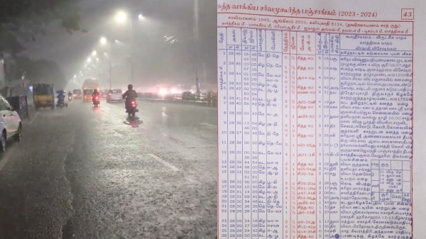 Tamil Panchangam predicts Heavy rains in Chennai Cyclone alert Tamil Nadu 