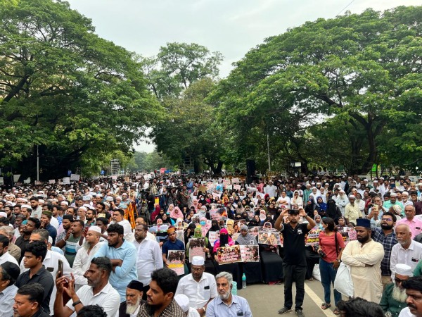 All Islamic movements mobilized for the people of Palestine in chennai 