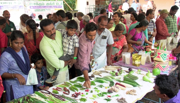 Isha Man Kappom Movement A grand traditional vegetable festival in Madurai