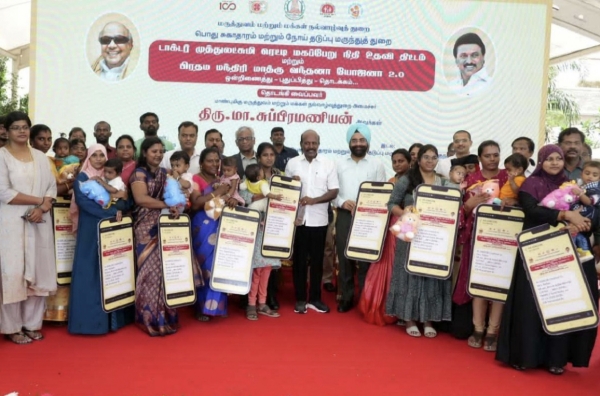 Minister M.Subramanian has promised that pregnant women will be given Rs.18,000 in 3 installments 