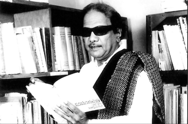  Lyricist Yugabharathi has spoken about artist Karunanidhi