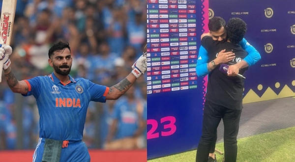 Did Virat Kohli really fall on the feet of Sachin Tendulkar before his first ODI match debut?