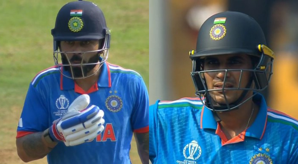 Why did Kohli give a shocking reaction against Sri Lanka while Subhman Gill bats Why did Kohli give a shocking reaction against Sri Lanka while Subhman Gill bats