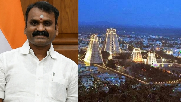 L.Murugan has wished the people of Tamil Nadu on Karthigai Deepam Thirunal 
